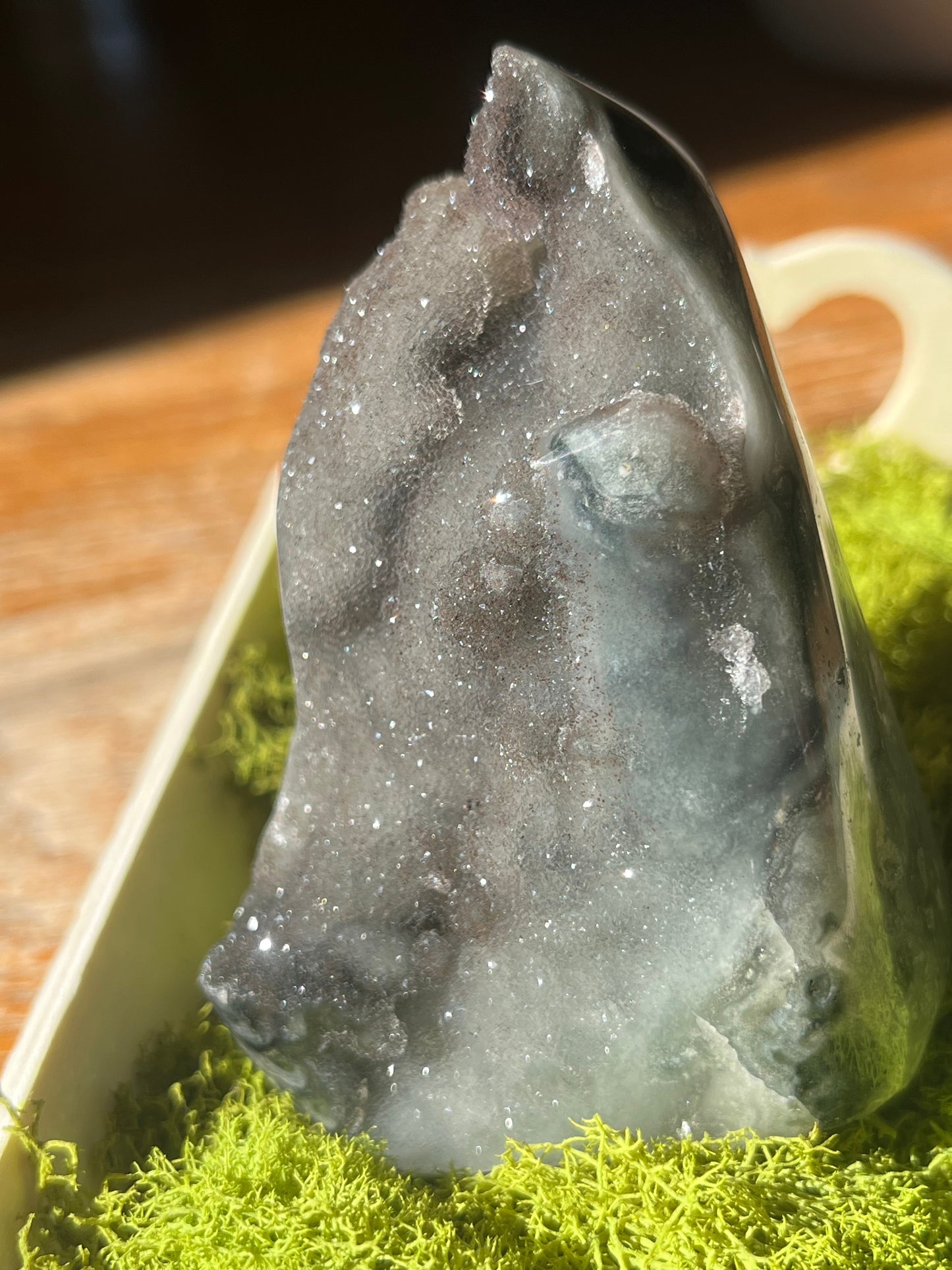 Sparkly Galaxy Amethyst x Agate from Uraguay