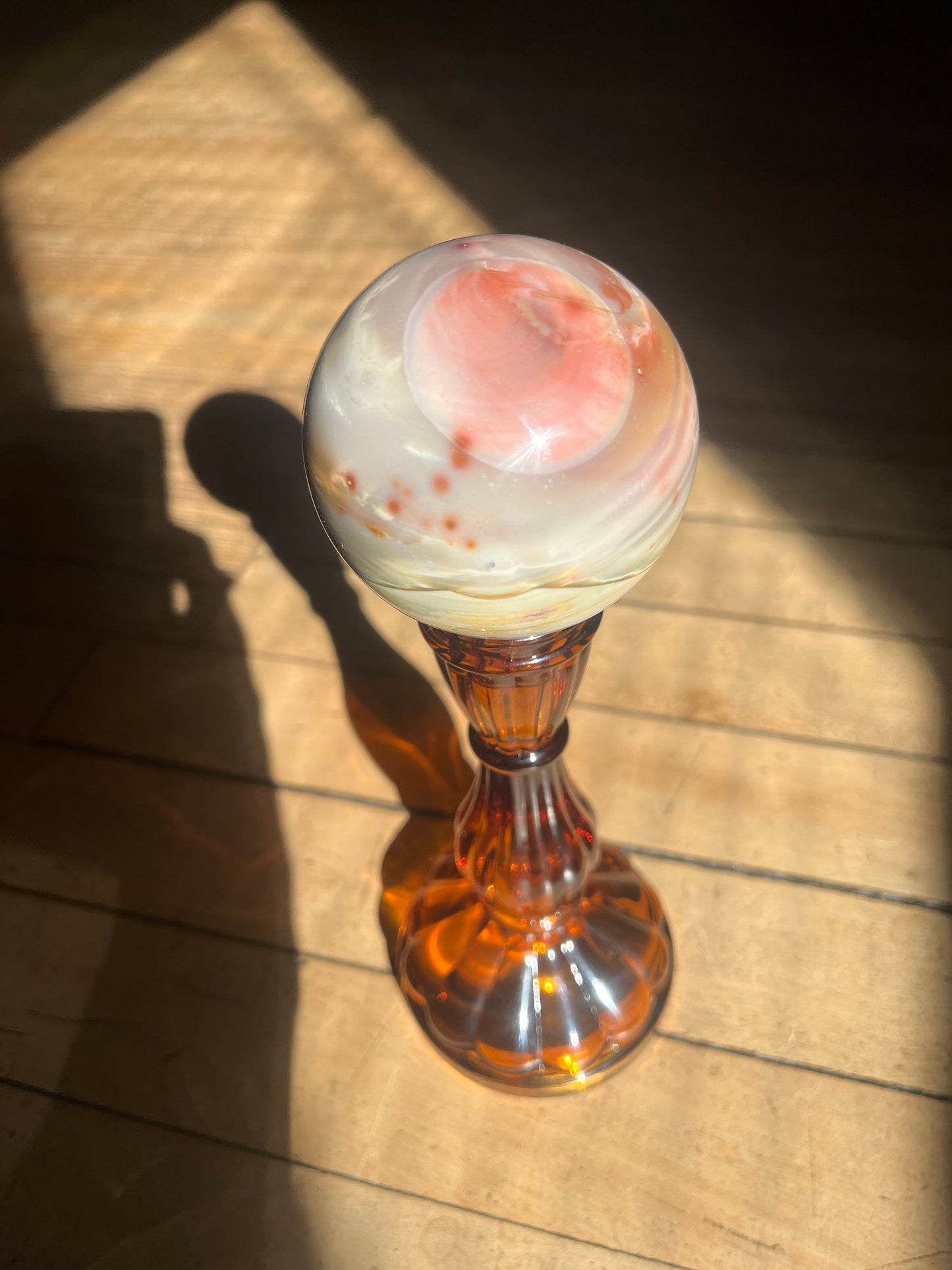 Pink Polychrome Jasper Sphere