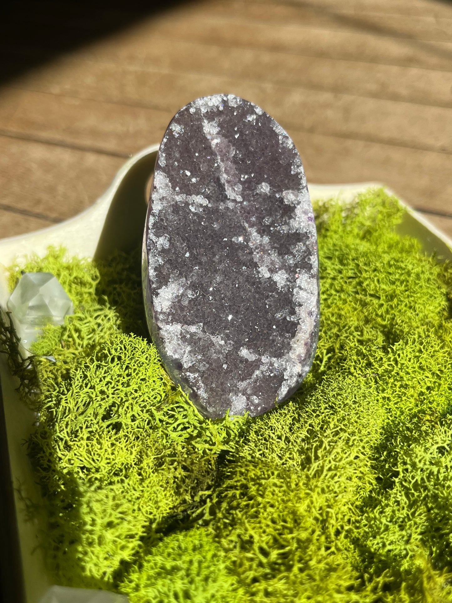 Lavender Amethyst w/ Blue Banding