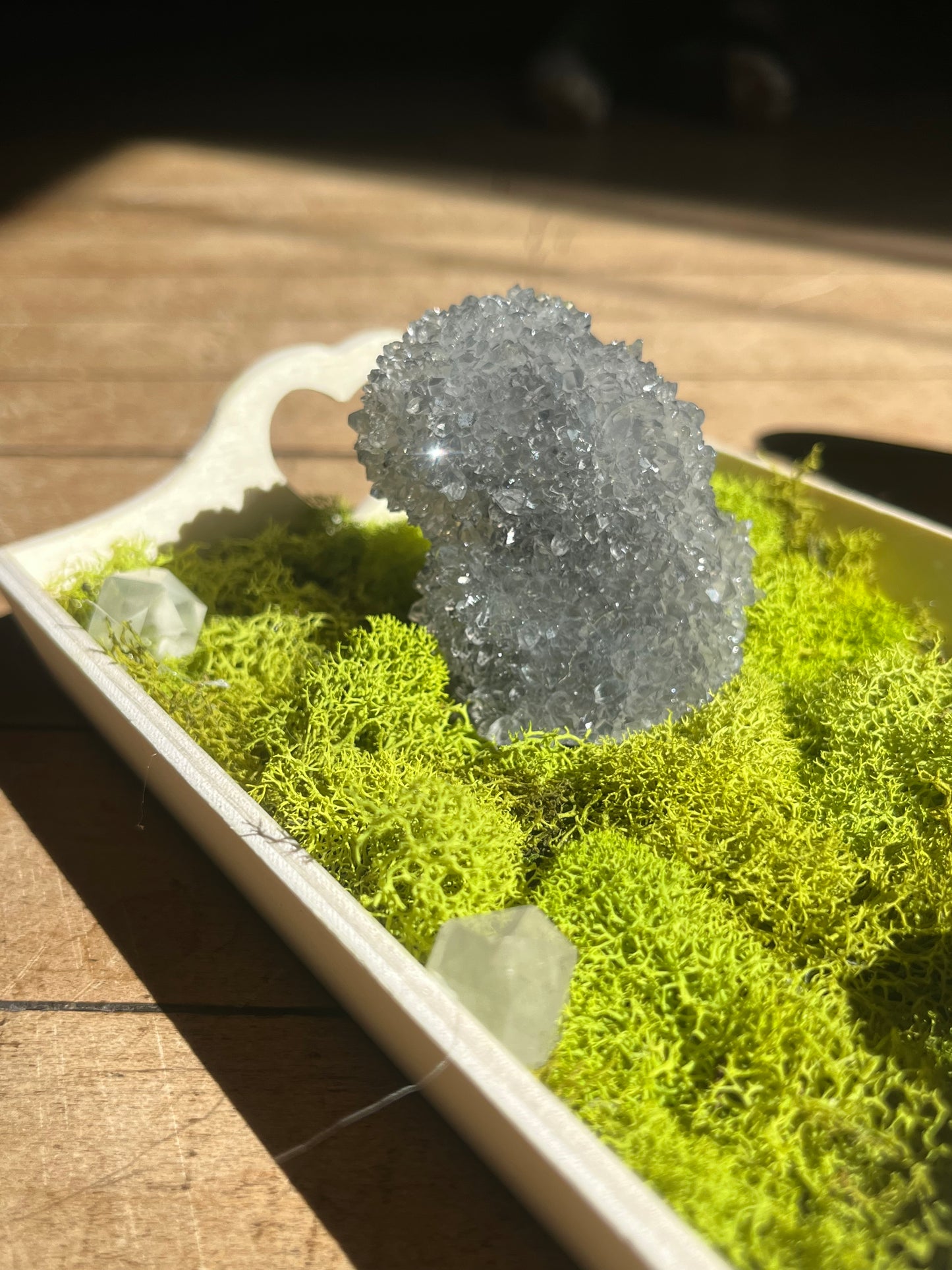 Grey Amethyst Stalactite from Uraguay