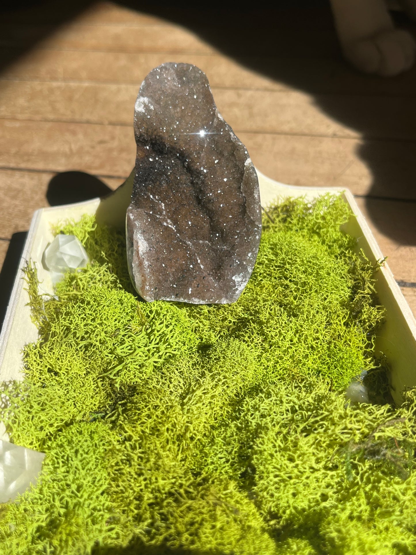 Sparkly Brown Amethyst from Uraguay