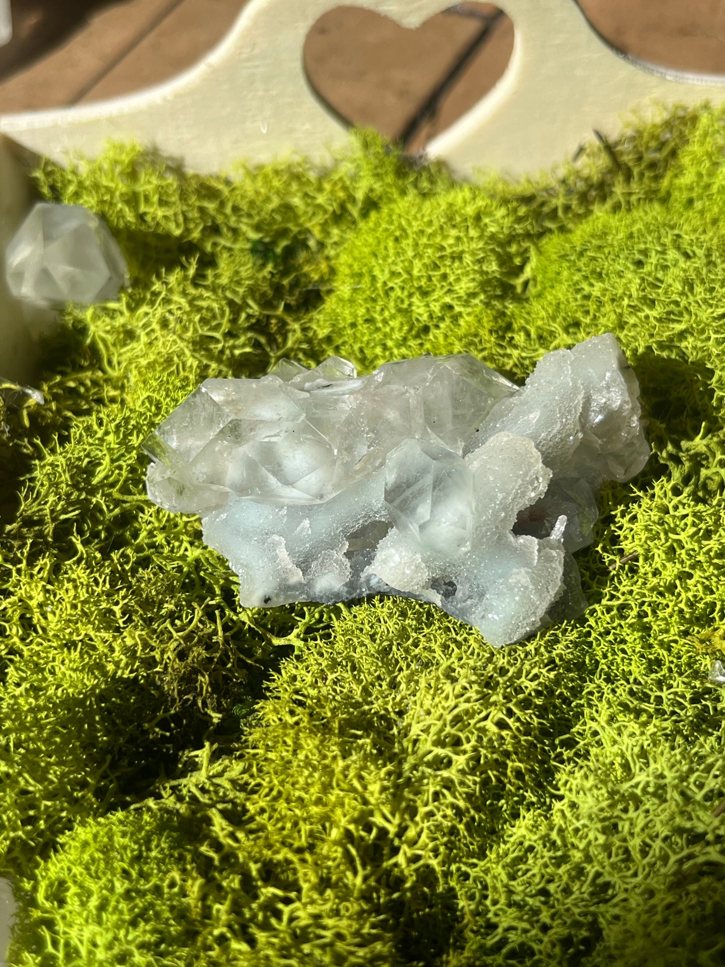 Druzy Apophyllite and Chalcedony