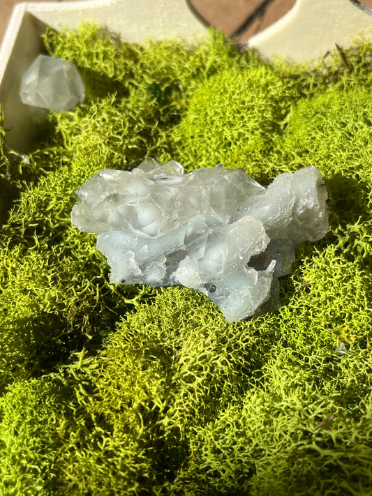 Druzy Apophyllite and Chalcedony