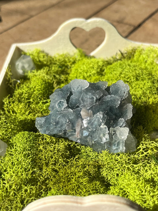 Druzy Chalcedony & Diamond Apophyllite