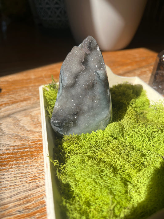 Sparkly Galaxy Amethyst x Agate from Uraguay