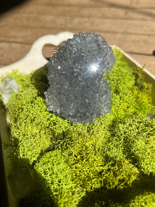 Grey Amethyst Stalactite from Uraguay