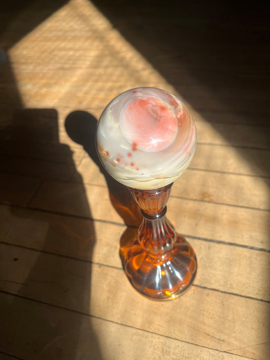Pink Polychrome Jasper Sphere