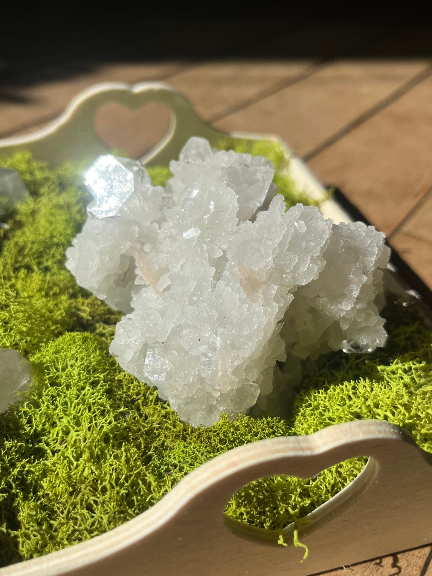 Sparkly Apophyllite & Chalcedony Specimen