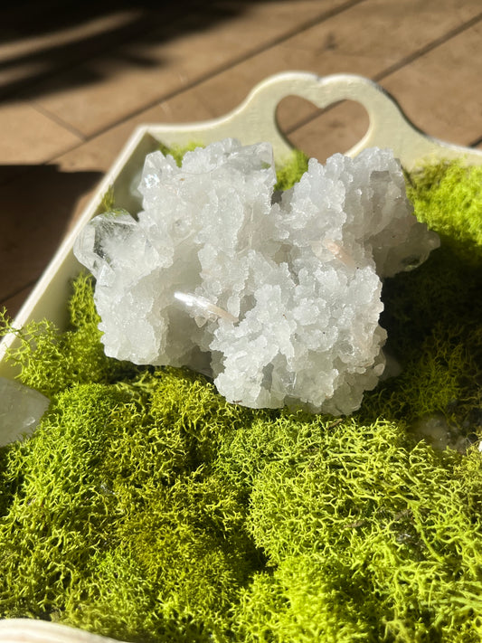 Sparkly Apophyllite & Chalcedony Specimen