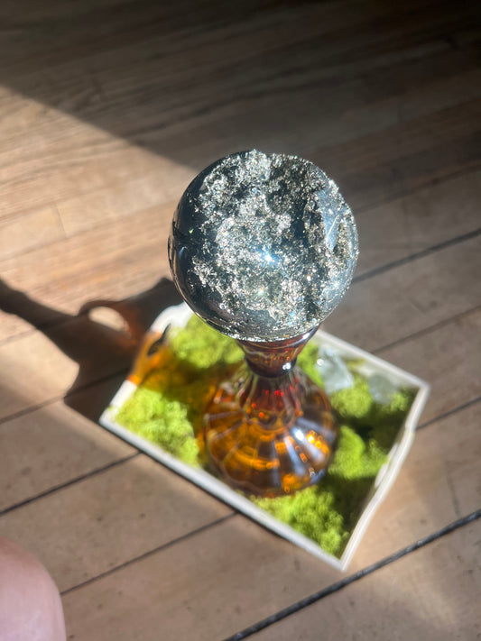 Sparkly Pyrite Sphere from Peru