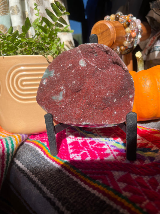 Sparkly Red Amethyst from Brazil